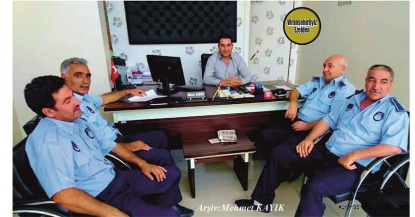 Viranşehir Belediyesi Meclis Üyesi Münir Kanar, Emekli Zabıta Komiseri Maruf Yağan, Zabıta Memurlarından, Seyithan Çelik, Mehmet Kanar ve Şeyhali