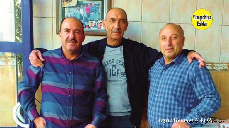 Viranşehir Belediyesi Personellerinden, Aziz Yeter, İbrahim Kahraman ve Emekli Trafik Zabıta Müdürü Nesih Kaya