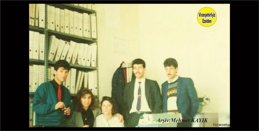 Viranşehir Belediyesi Personellerinden Güney Genç, Yıldız Yıldız, Nihat Kılınç, Murat Türk ve Mehmet Beslenen