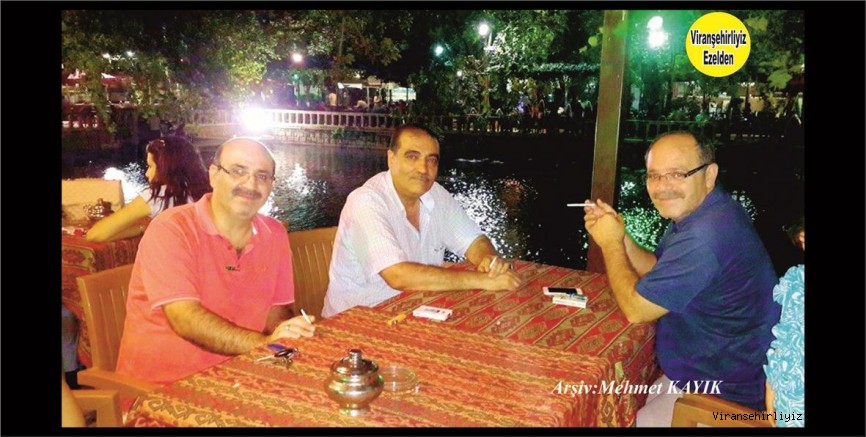 Viranşehir Belediyesi Personellerinden Nurettin Ulutaş,  Abdurrahman Bayoğlu ve Ömer Faruk Bayoğlu