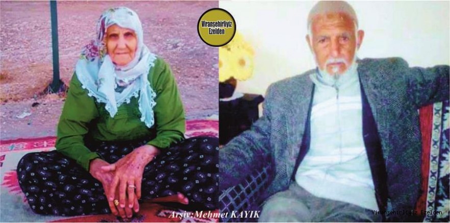 Viranşehir Belediyesi Su İşleri Müdürlüğü Görevini Yıllarca yapmış, Eski Müdür Merhum Nedim Aydın ve Eşi Merhume Hacı Nazime Aydın