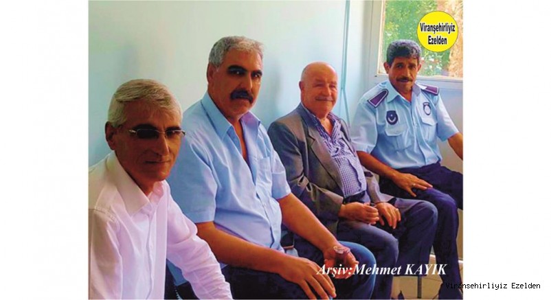  Viranşehir Belediyesi Zabıta Memurlarından, Mahmut Kılınç, Mehmet Ali Kunt, Ramazan Yavuzkaplan ve Suphi Yüksel