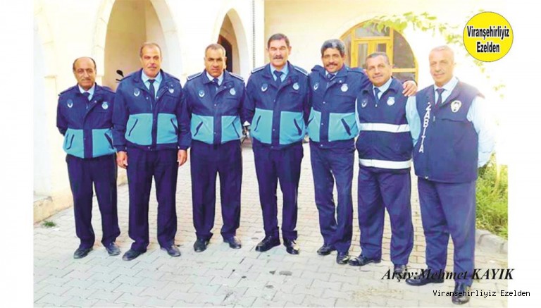 Viranşehir Belediyesi Zabıta Müdürlüğü Kıdemli Personellerinden, Abdulbaki Alıcıoğlu, İbrahim Gün, Abidin Kaymaz, İsmail Kılınç, Ramazan Yavuzkaplan, Mahmut Kahraman ve Halil Serme