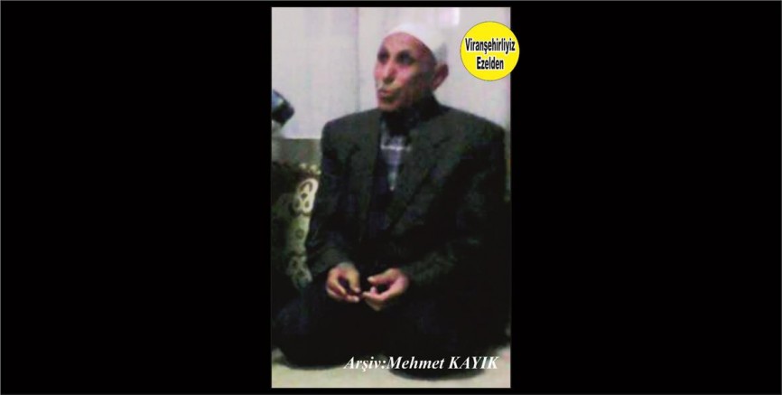Viranşehir Belediyesinde Yıllarca Görev yapmış, Sevilen İnsan Merhum Behzat Onyıldız(Hafız Behzat)