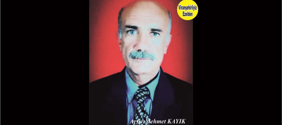 Viranşehir Belediyesinde Yıllarca Görev yapmış, Sevilen İnsan Merhum Mehmet Tekinler