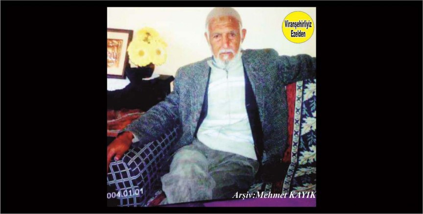 Viranşehir Belediyesinde Yıllarca su İşleri Müdürlüğü yapmış, Sevilen İnsan Merhum Nedim Aydın