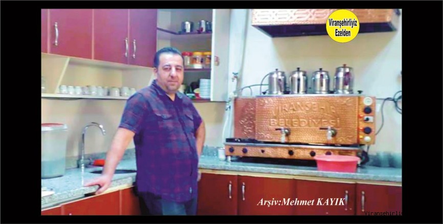 Viranşehir Belediyesinde Yıllardan beridir Çaycılık yapan, Emektar Çaycılarımızdan Nezir Ekinci