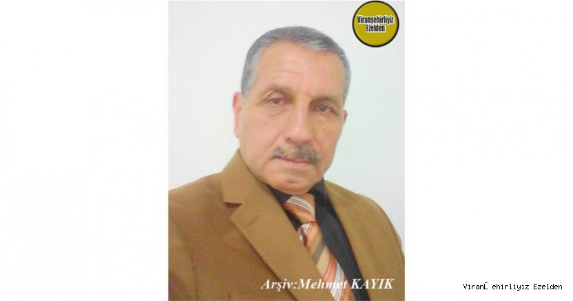 Viranşehir Belediyesinde Zabıta Komiseri Olarak Görev Yapmış, Emekli Zabıta Komiseri Mahmut Nedim Kahraman