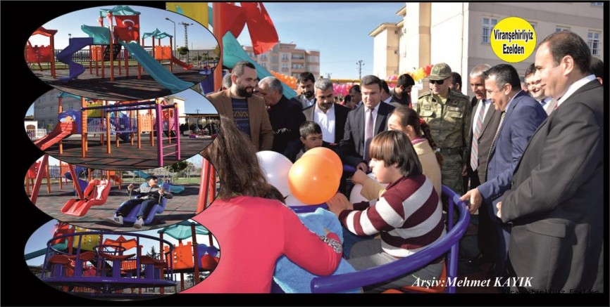 VİRANŞEHİR BELEDİYESİNDEN “REHBERLİK ARAŞTIRMA MERKEZİNE” ENGELSİZ YAŞAM PARKI KURULDU ..!
