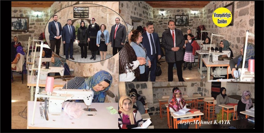 VİRANŞEHİR BELEDİYESİNİN AÇTIĞI KADIN VE AİLE DESTEK MERKEZİNE ZİYARET