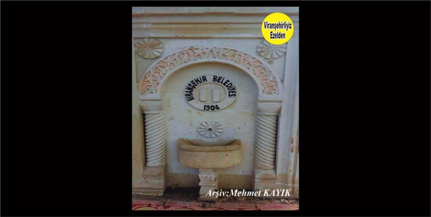 Viranşehir belediyesinin Yaptırdığı Hayrat Çeşmesi