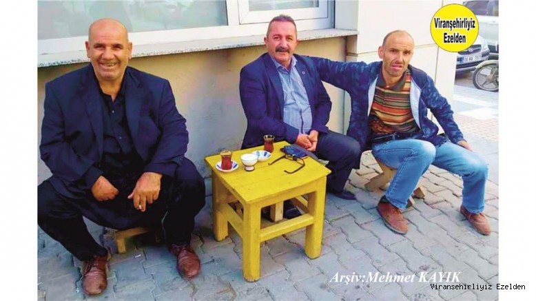 Viranşehir Belediyespor Kulübü Başkanı Mahmut Ekinci, Sevilen Zararsız Güzel İnsanlarımızdan Sıraç(Abe) Şavlı ve Arkadaşı