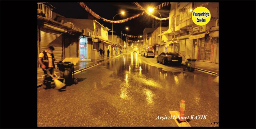 Viranşehir Caddelerinden Gece Görünüşü