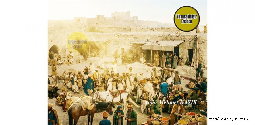 Viranşehir Çarşısı Ait 1908 Yılında Çekilmiş Bir Fotoğraf 