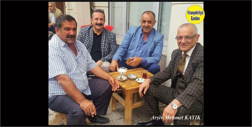Viranşehir CHP İlçe Başkanı Remzi Taylan, Bahri Aydoğan Mahmut Ekinci ve Seydo Demir