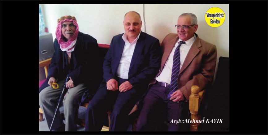Viranşehir CHP İlçe Başkanı Remzi Taylan, Ömer Düz(Ammori) ve Seyit Mücahit(Denel) Seyit