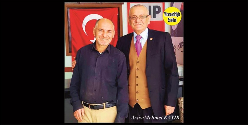 Viranşehir CHP İlçe Başkanı Remzi Taylan ve Onu Çok Seven Ziyaretine Giden Tato Yağan
