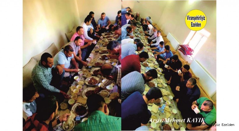 Viranşehir Cınaz (Alakonak) Köyünde Geleneksel haline gelmiş Bayram Yemeğini bu yıl Mehmet Ekinci (Hemede Şekha) Verdi. 