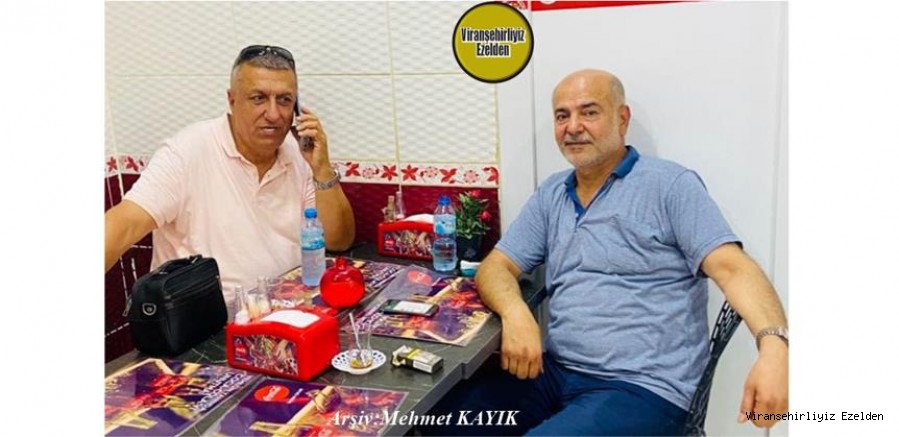 Viranşehir Cumhuriyet Meydanında Yıllardan Beridir Esnaflık yapan, Ahmet Demirel ve Mehmet Adnan Ayaz