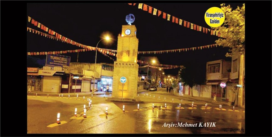 Viranşehir Cumhuriyet Meydanının Gece Görüntüsü 