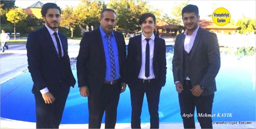 Viranşehir Davlet hastanesi Personellerinden Özcan Yıldız, Çocukları Halil İbrahim Yıldız, Mehmet Salih Yıldız ve Fırat Yıldız