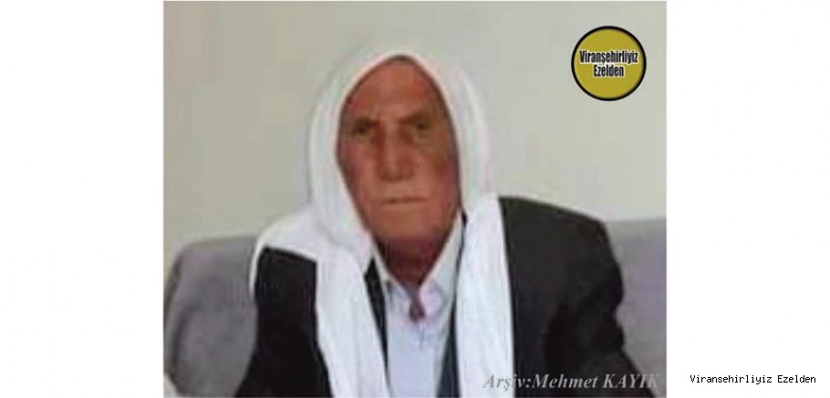 Viranşehir’de 04 Şubat 2021 Günü Vefat etmiş, Hacı Osman olarak tanınan, Sevilen Kanaat Önderi Merhum Hacı Osman Hoca