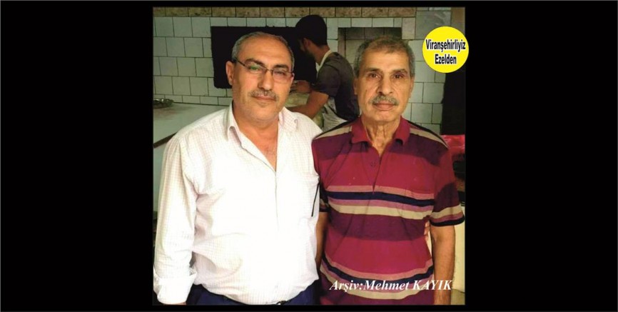 Viranşehir’de 45 Yıl Önce Aynı Fırında birlikte çalışmış, Feyzi Doğru ve Nuri Etrez