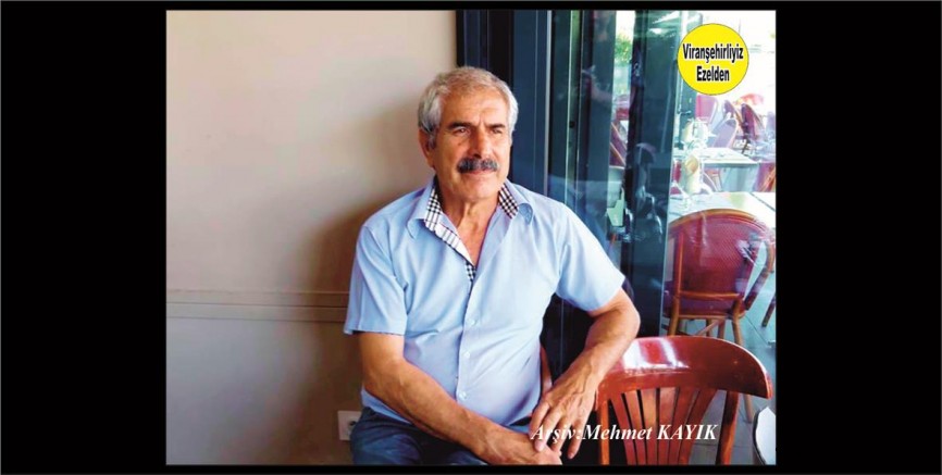 Viranşehir’de 68 Kuşağı Domokrat Gençlerinden olan ve Şimdi Fransa’da Yaşayan Seyfettin(Seydo) Aslandağ