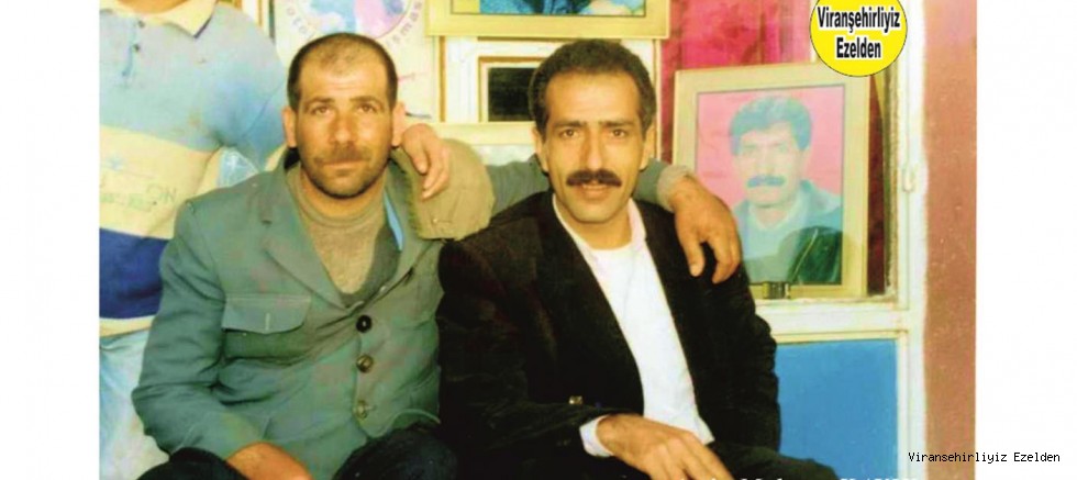 Viranşehir’de Abe Sıraç olarak tanınan Sevilen İnsan Sıraç Şavlı ve Abdulkadir Sanar