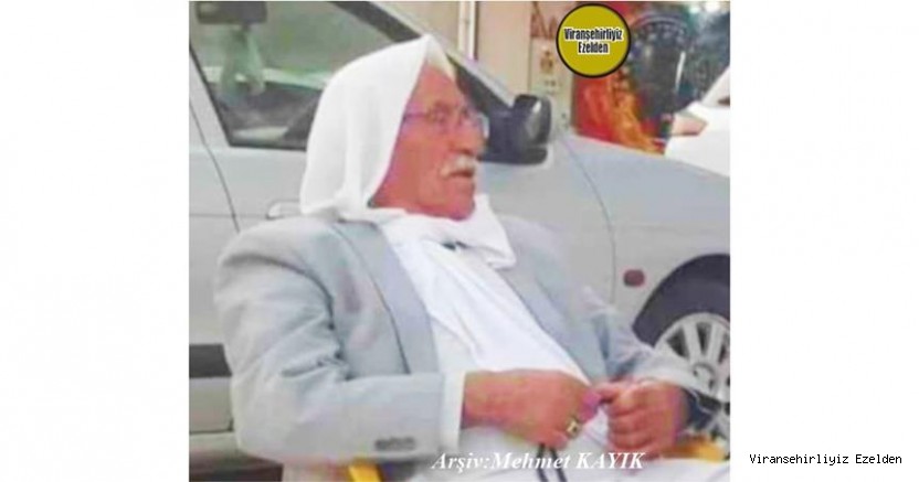 Viranşehir’de Ahmede Cemo olarak Tanınan ve 10 Ekim 2021 Günü Trafik Kazasında Vefat etmiş, Sevilen İnsan Merhum Hacı Ahmet Direk