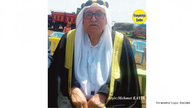Viranşehir’de Ahmet Ömere Kullık olarak tanınan Hacı Ahmet Bozkurt