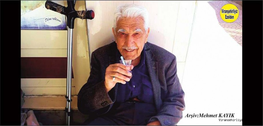 Viranşehir’de Baba Cıddo Şeyh Cuma olarak tanınan, Sevilen, Sayılan Güzel İnsan Cuma İnan
