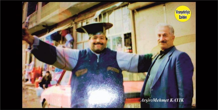 Viranşehir’de Baba Recco Olarak Tanınan Merhum Recep Açık ve Muhtar garip olarak Tanınan Merhum Hacı Garip Oğuz