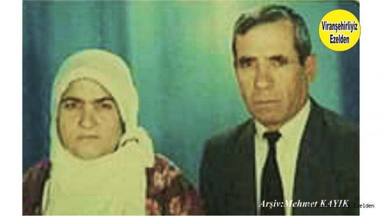 Viranşehir’de Bekçi Necmettin olarak Tanınan, Sevilen İnsan Merhum Necmettin Gezgör ve Eşi Değerli Annelerimizden olan, Merhume Altun Gezgör