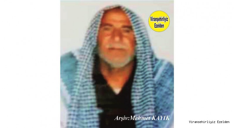 Viranşehir’de Bekire Şeyh Sılo olarak Tanınan, Merhum Bekir Kutlu