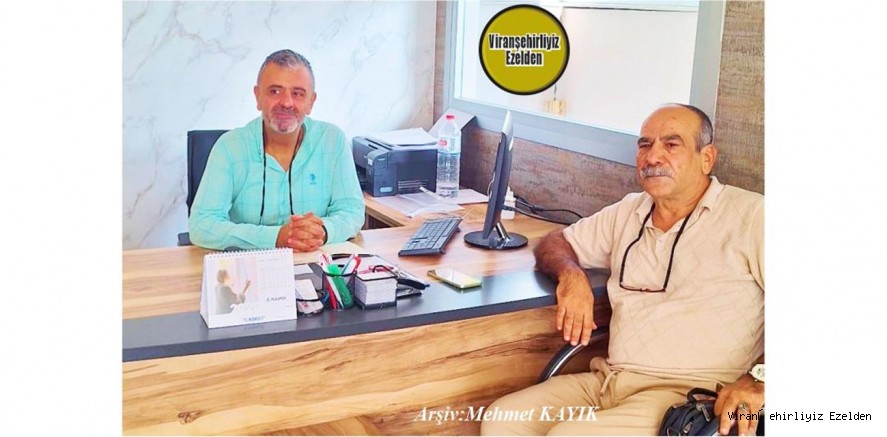 Viranşehir’de Berberlik Sektöründe Esnaflık Yapmış, Sevilen İnsan Adem Derintaş ve Arkadaşı Emlak Danışmanı Hakan Sunay