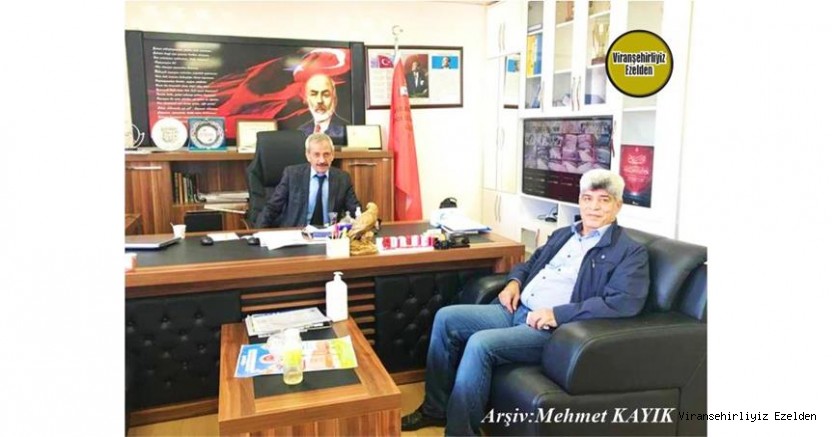 Viranşehir’de Bir çok Lisede Yıllarca Müdürlük yapmış, Müdür Abdulkadir Yolcu ve Arkadaşı Emekli Banka Müdürü Süleyman Torunlu