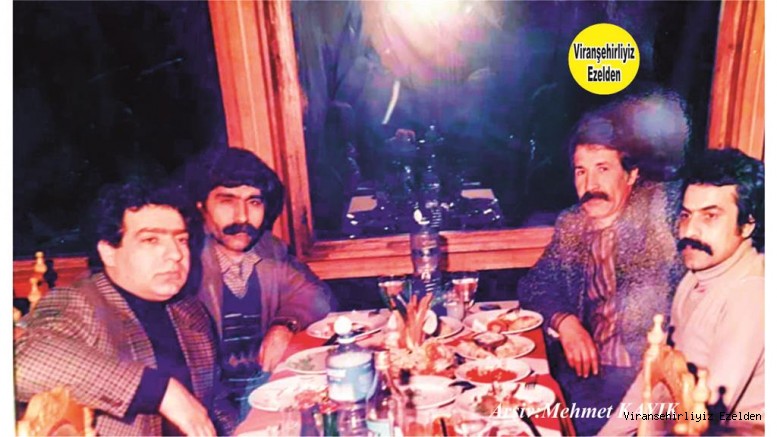 Viranşehir’de Bube Usta olarak tanınan, Merhum İbrahim Bahçeli, Merhum İsmet Selim Merhum Omran Ataç ve Menduh İnci'ye