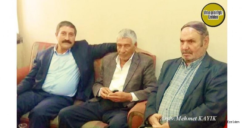 Viranşehir’de Çavuş Dayı Olarak Tanınan, Merhum Abdulkadir Yavuzkaplan, Arkadaşları Merhum Halil Hançer ve Sabri Araz