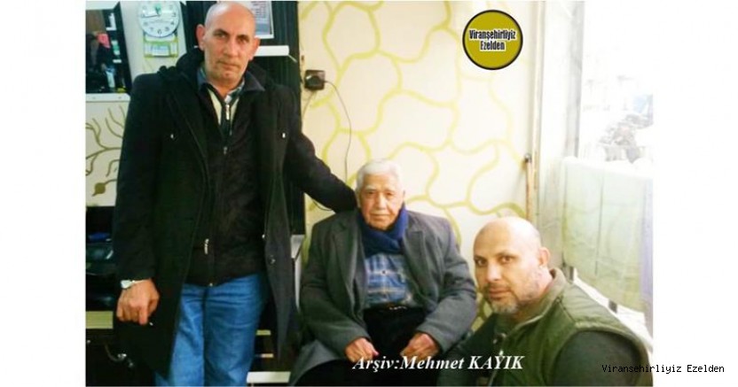 Viranşehir’de Cıddo Şeyh Cuma olarak tanınan Sevilen Sayılan Güzel İnsan Şeyh Cuma İnan, Mehmet Şavlı ve Murat Onyıldız