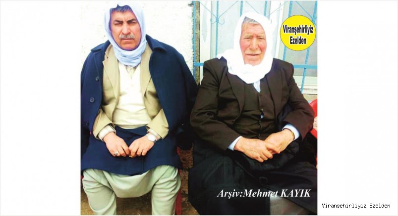 Viranşehir’de Çuvanlı Aşireti (Xâmoyan) kabilesine mensup Merhum Bahri Kızılboğa ve oğlu Hacı Mehmet Emin Kızılboğa