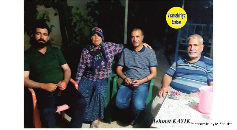  Viranşehir’de Demirci Salih olarak tanınan Emektar Güzel İnsan Salih Karataş, Eşi Remziye Karataş, Oğlu Ramazan Karataş ve Yeğeni Edebiyat Öğtermeni Ali Varol