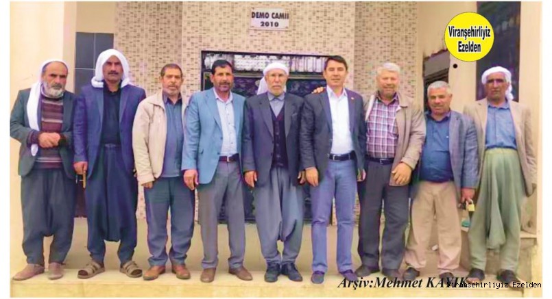 Viranşehir’de Demo Camisini Yaptırarak Halkın Hizmetine Sunan Hayırsever Hacı Başkan, Misafirleri, Mustafa Bayrak, Hasan Ercan, Hacı Nofel Yerli, Emin Uluğtürken
