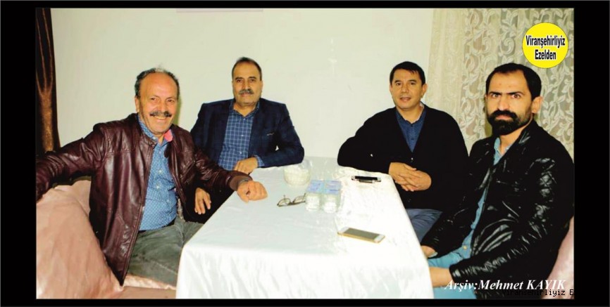 Viranşehir’de Dila Düğün Sarayı Yöneticisi Mustafa Demirel, Sanayiciler Odası Başkanı Mustafa Bayrak, Sanayi Sitesi Esnaflarından Celal Özilice ve Adil Doğan