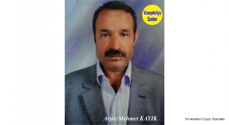 Viranşehir’de Divanlı Aşireti İleri gelenlerinden olan Humut Nilüfer