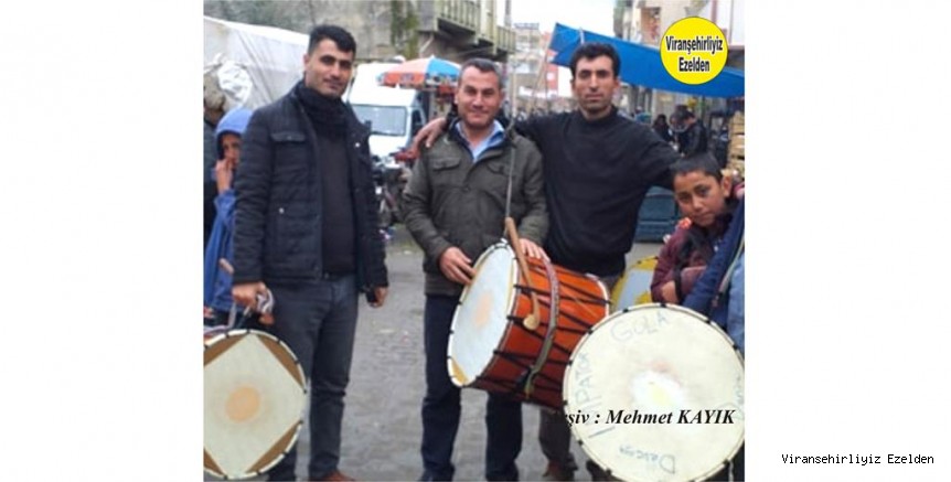 Viranşehir’de Düğünlerinin Sevilen Davulcusu Deniz Sagın, Zurnacı Halil Görgüz ve Arkadaşı