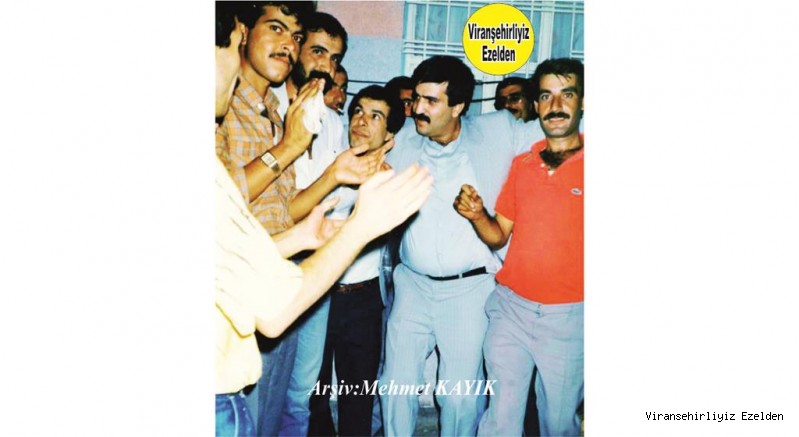 Viranşehir’de Eczane işleten Merhum Medeni Ergezen, İbrahim Özalp, İlhan Yılnur, İbrahim Gün, Zülfikar Sevmezler