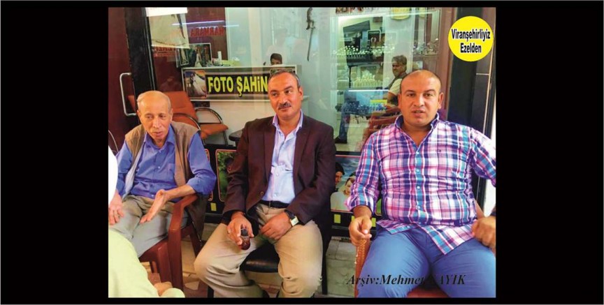 Viranşehir’de Foto Şahin olarak Güzel İsim yapmış, Değerli Usta Fotoğrafçılarımızdan Merhum Şahin Özyıldız, İsmail Şubat ve İbrahim Şişkin