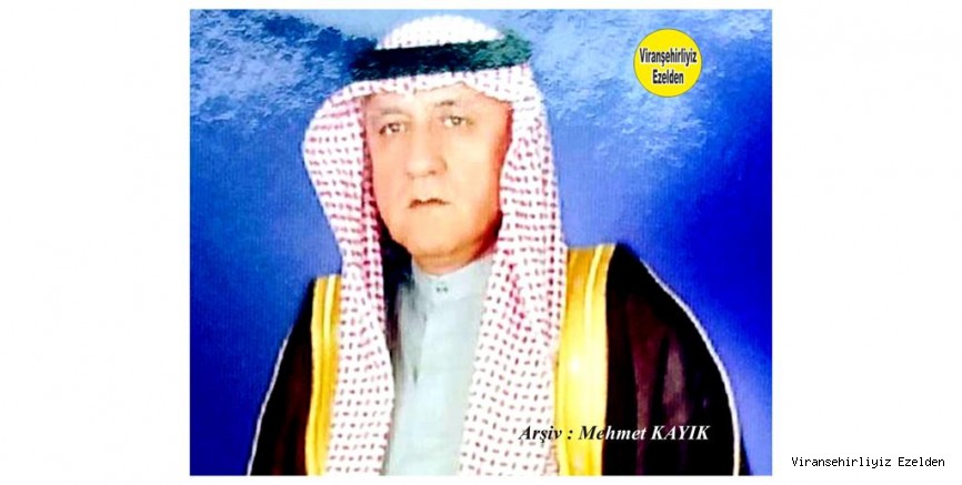  Viranşehir’de Hacı Rağıp olarak tanınan, ve Bursa ilinde yaşayan Hacı Rağıp Güner