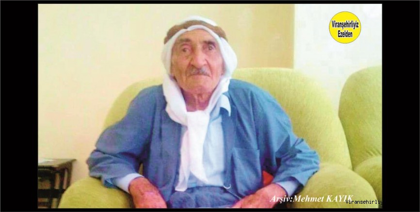 Viranşehir’de hacı Sino Olarak Tanınan Merhum Hacı Sinan Ağar